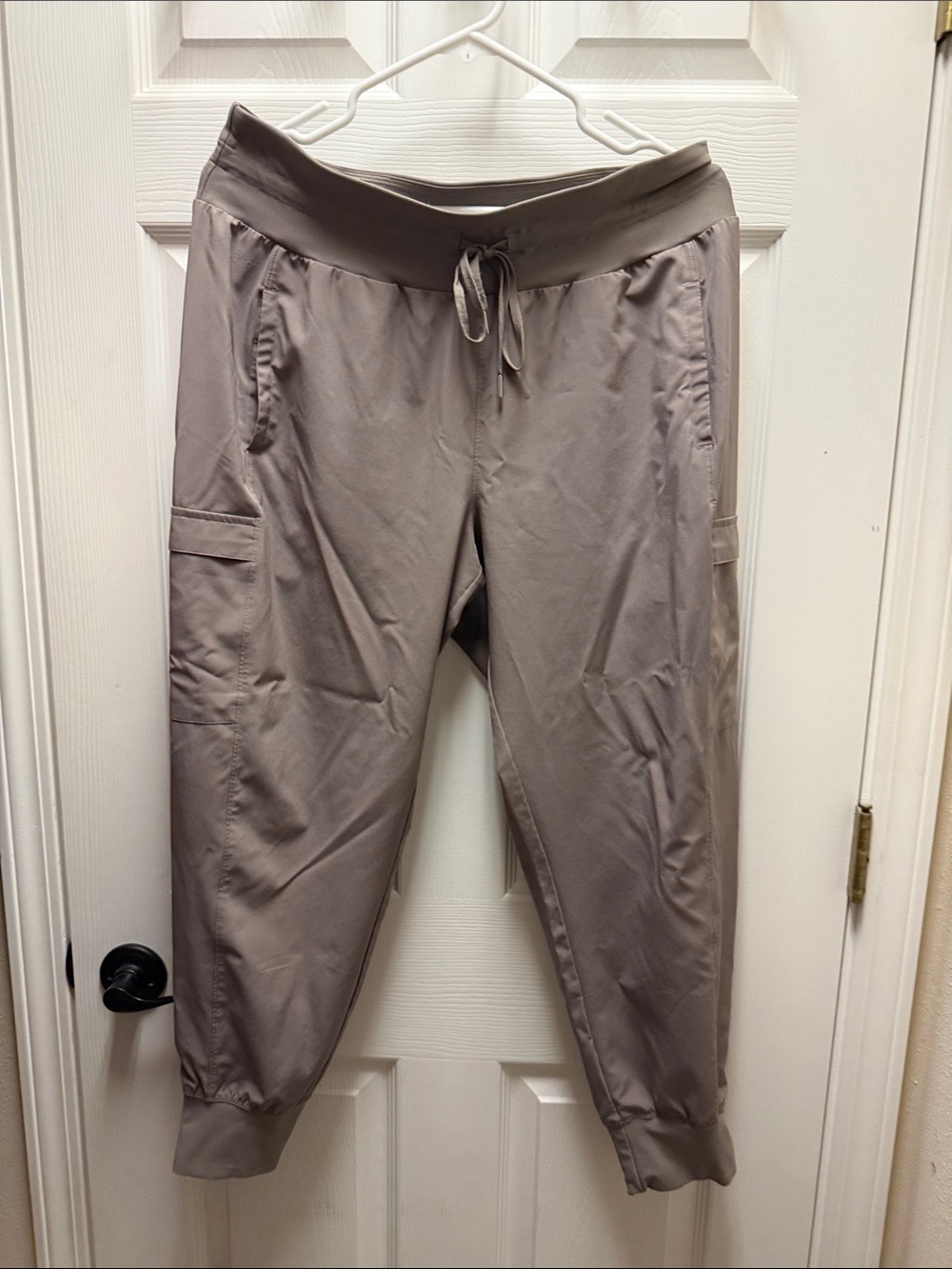 CALIA by Carrie Underwood Taupe Track Joggers